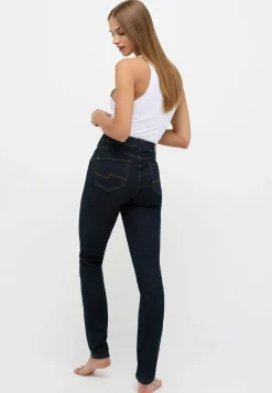 Skinny jeans with used wash