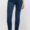 Skinny-fit jeans Skinny with solid-colored fabric