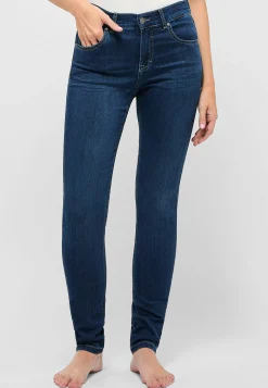 Skinny-fit jeans Skinny with solid-colored fabric