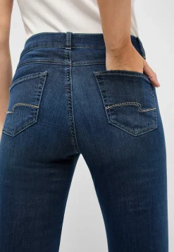 Skinny-fit jeans Skinny with solid-colored fabric