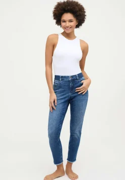 Slim Jeans One Size Crop Fringe