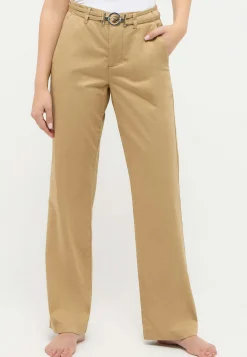 Solid-colored pants Lara Belt