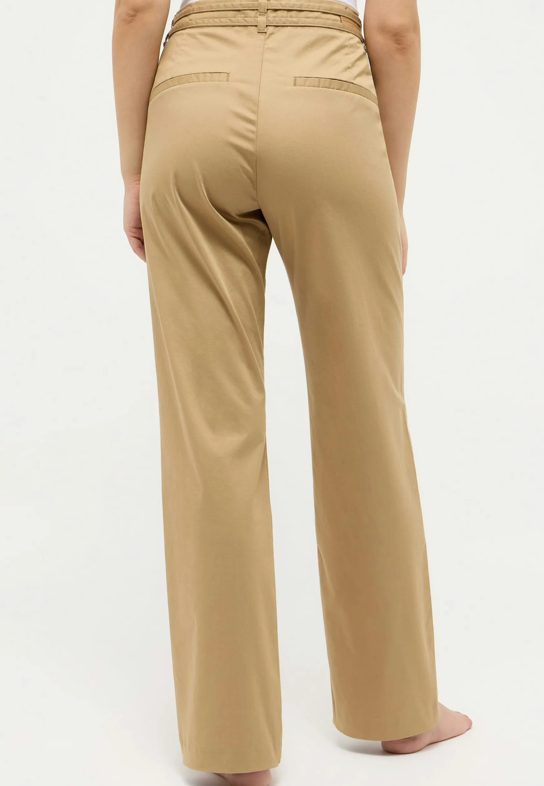 Solid-colored pants Lara Belt