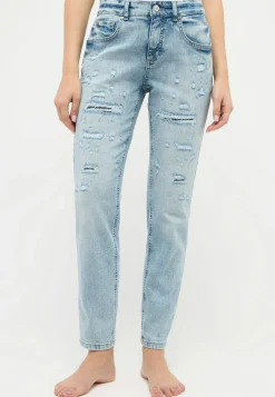 Straight jeans Darleen Destroy Tape