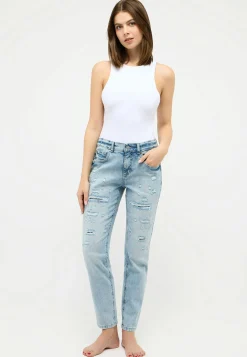 Straight jeans Darleen Destroy Tape